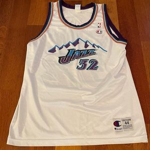 Vintage Karl Malone Utah Jazz Champion Jersey Size 44